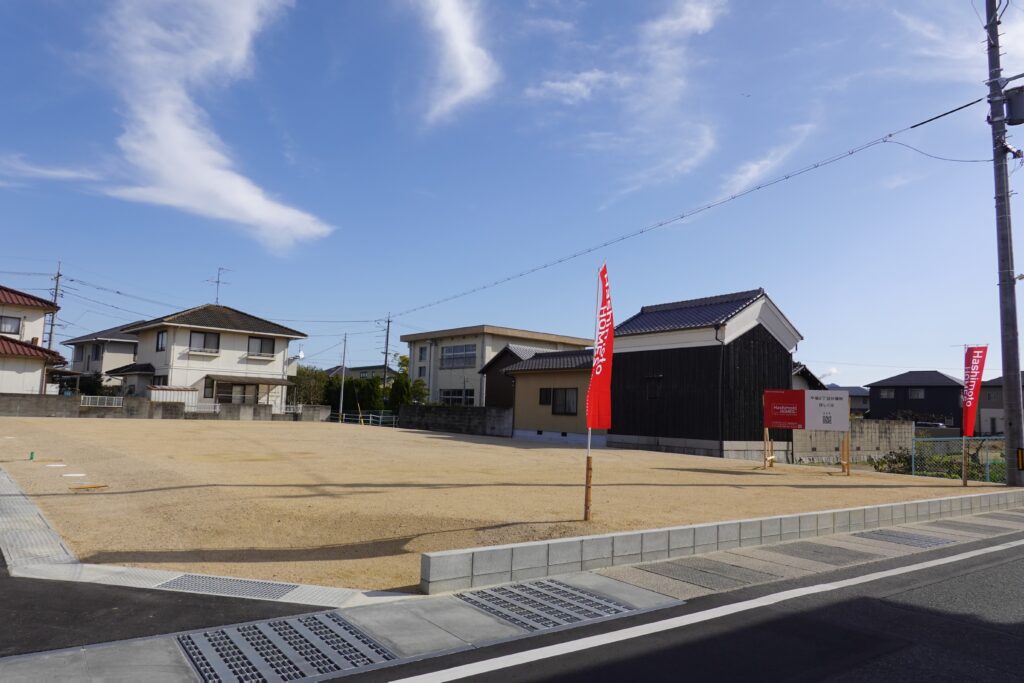 岡山市南区 平福 分譲地 土地 看板