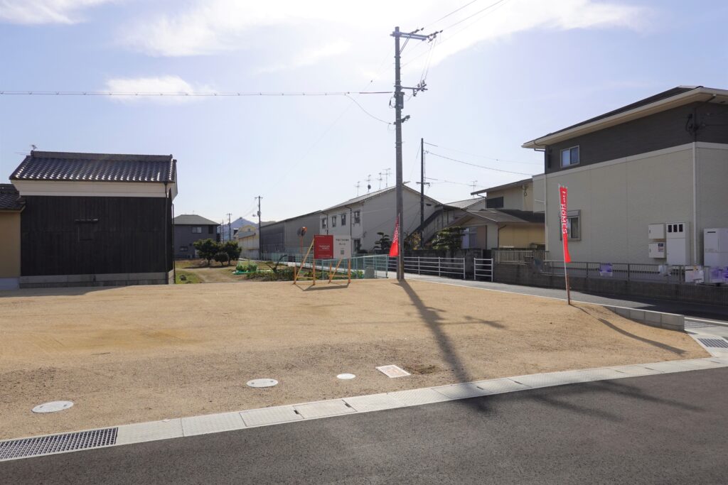 岡山市南区 平福 分譲地 土地 看板