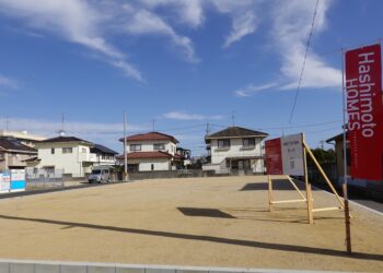 岡山市南区 平福 分譲地 土地 看板