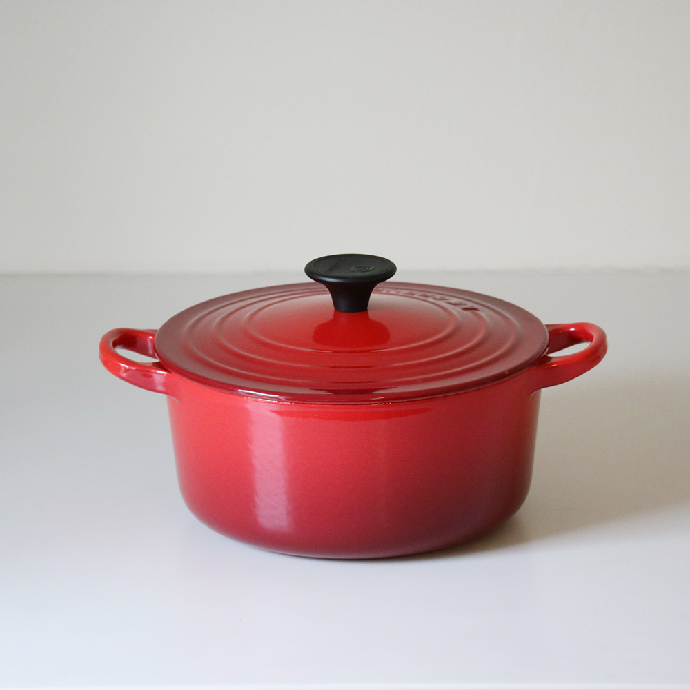 LE CREUSET - ル・クルーゼ ココット ロンド チェリーレッド 14cm Le